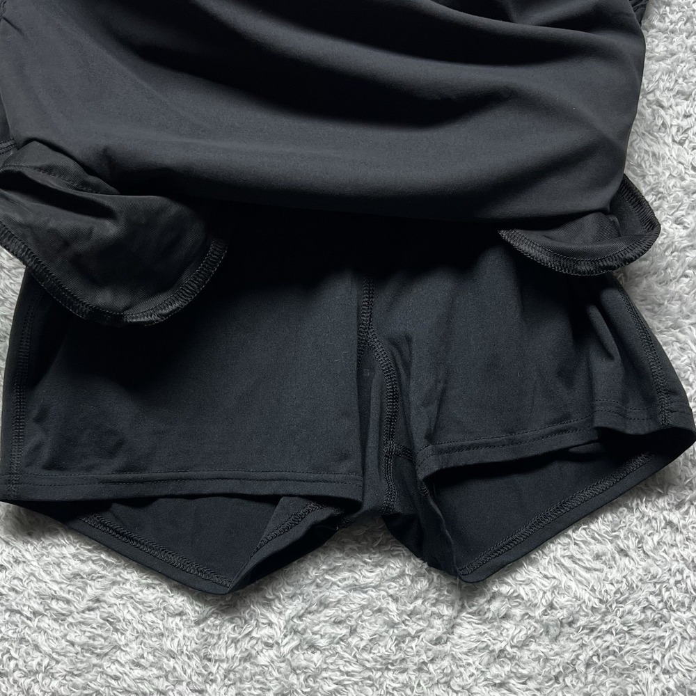 Columbia Skort Womens Small Black Omni Shield Advanced Repellency Hiking Trails - Picture 5 of 13